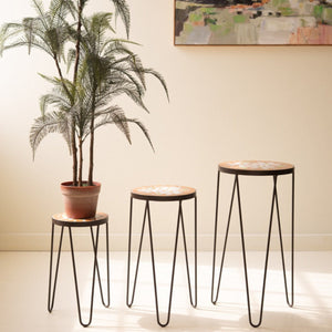 Solara Mosaic Nesting Accent Tables