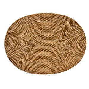 Soren Oval Rattan Placemat