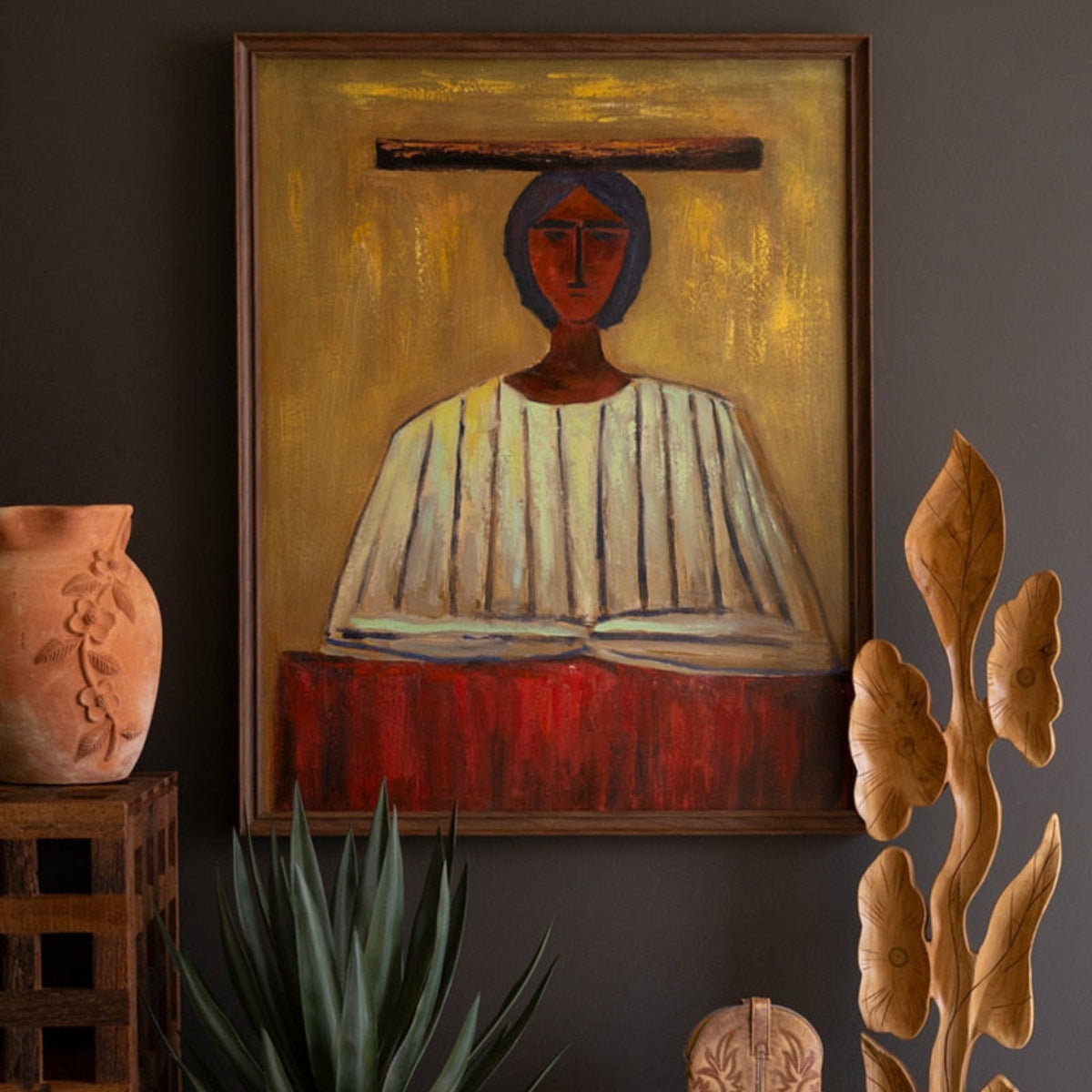 Still Strength Framed Southwest Portrait