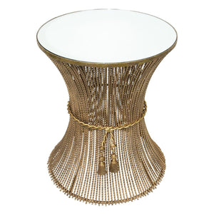 Swag & Tassel Drum Table