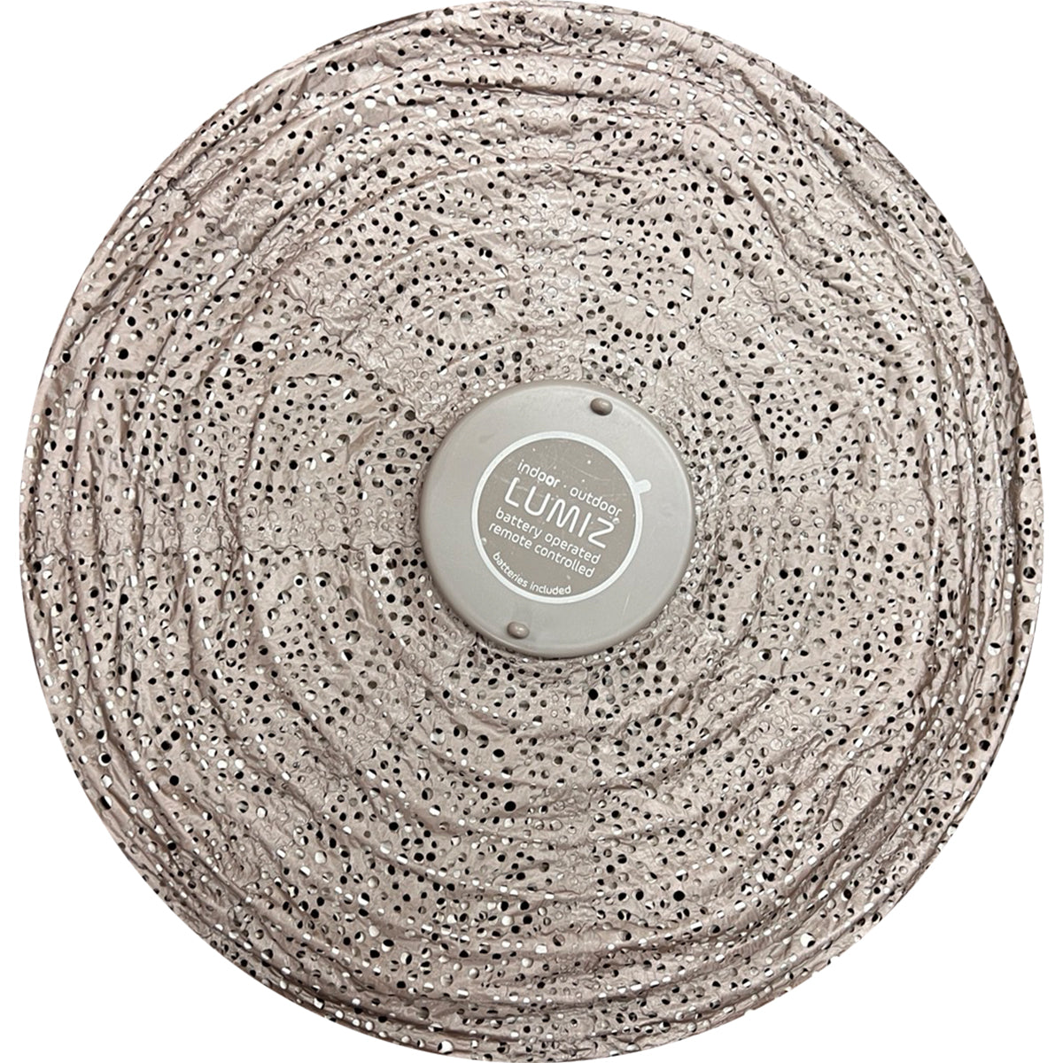 Bulb Lantern - Taupe (Lace) | Tyvek Hanging Lantern