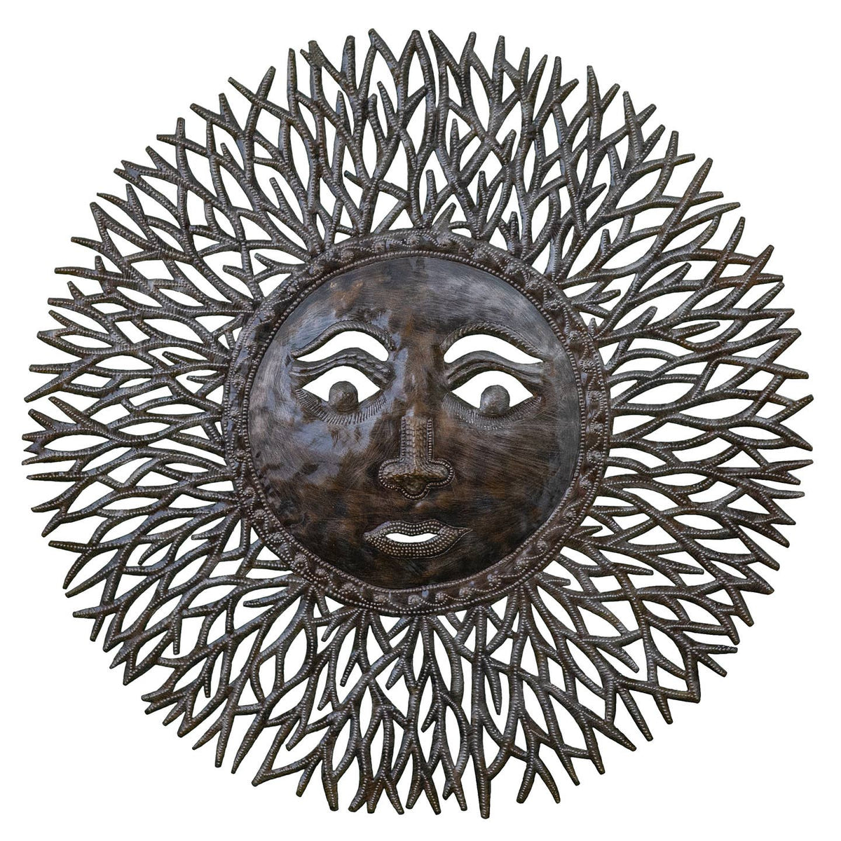 Thistle Sun Metal Wall Art