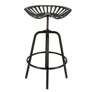 Tractor Seat Bar Stool - Black