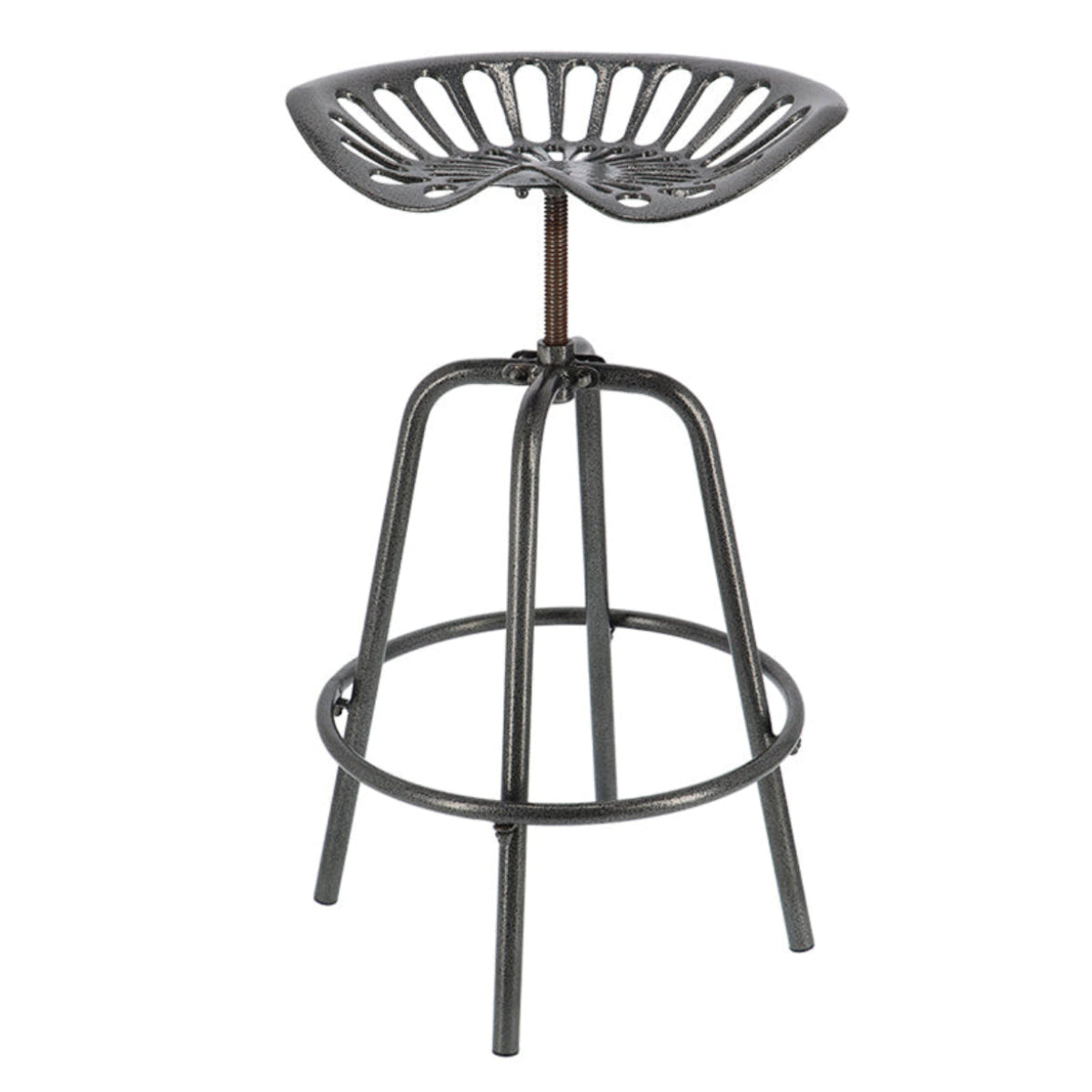 Tractor Seat Bar Stool - Grey