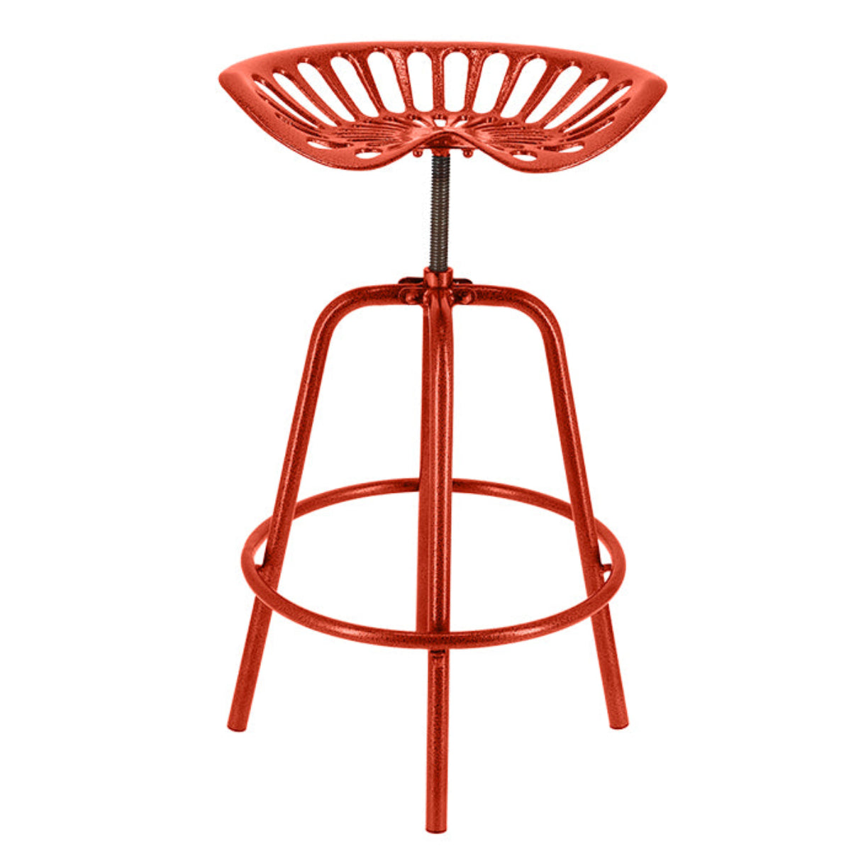 Tractor Seat Bar Stool - Red