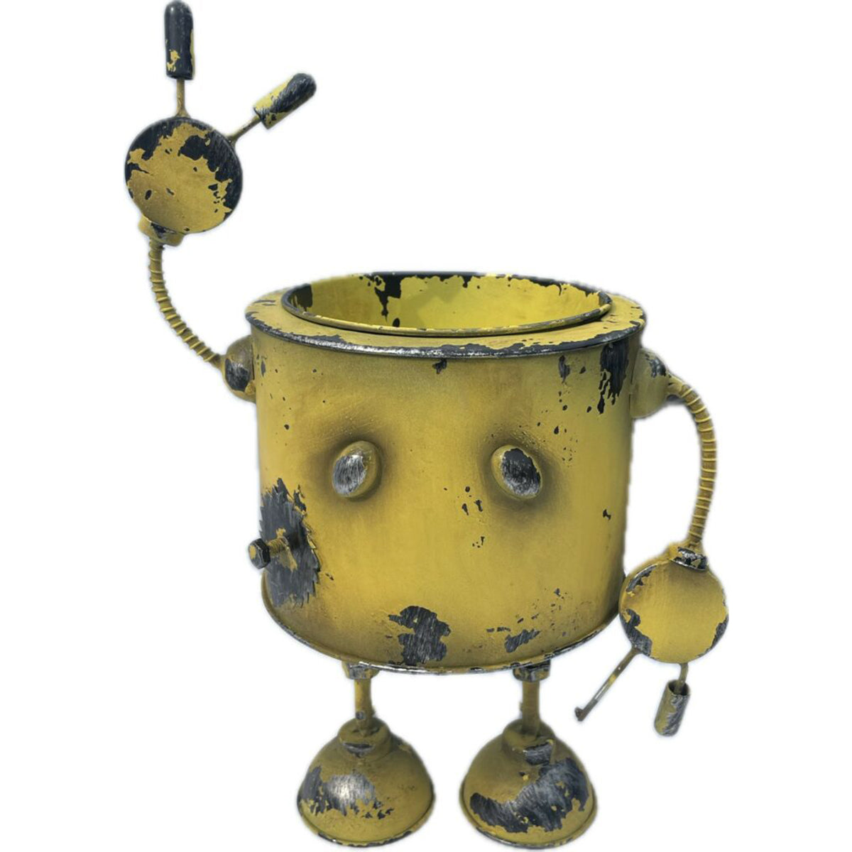 robot seed planter AuroraByte, Metal Robot Planter