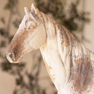 Weathered Horse Sculpture