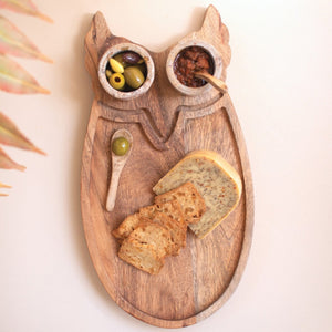 Wise Owl Serving Board Set