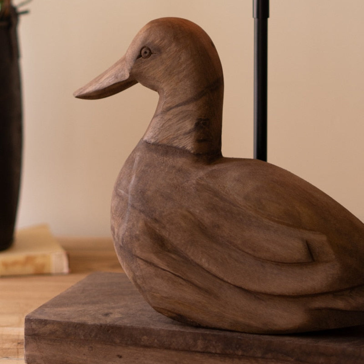 Woodland Duck Table Lamp