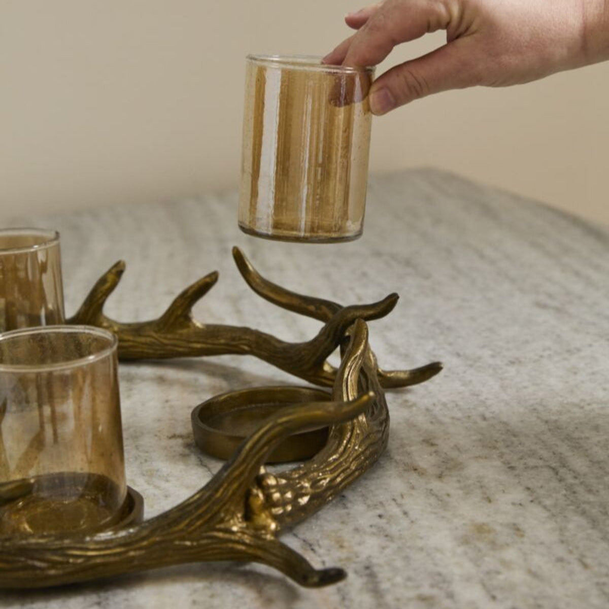Antler Glow Candleholder - 29"