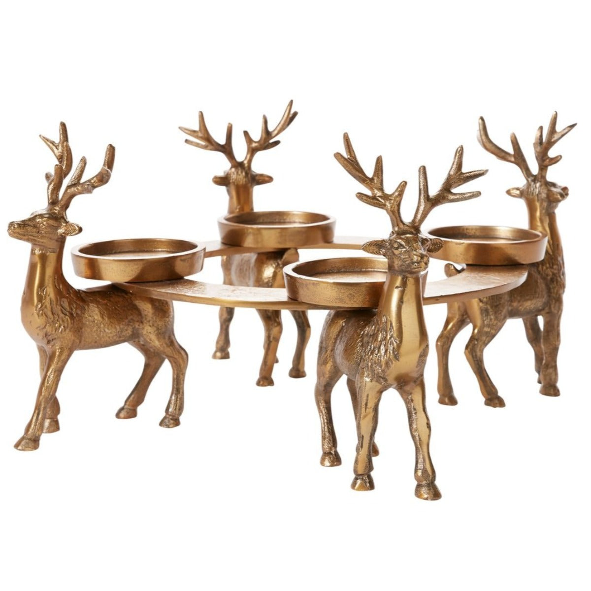 Deer Quartet Candle Holder