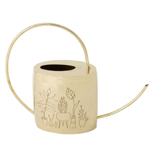 Etched Brass Watering Can