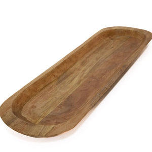 Oversized Mango Wood Serving Bowl