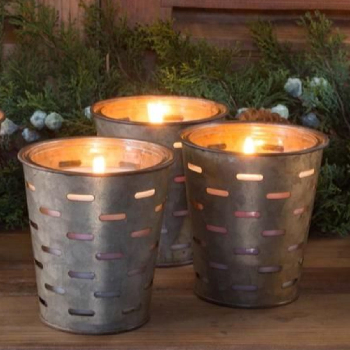 Olive Bucket Candle - Best Tree Ever