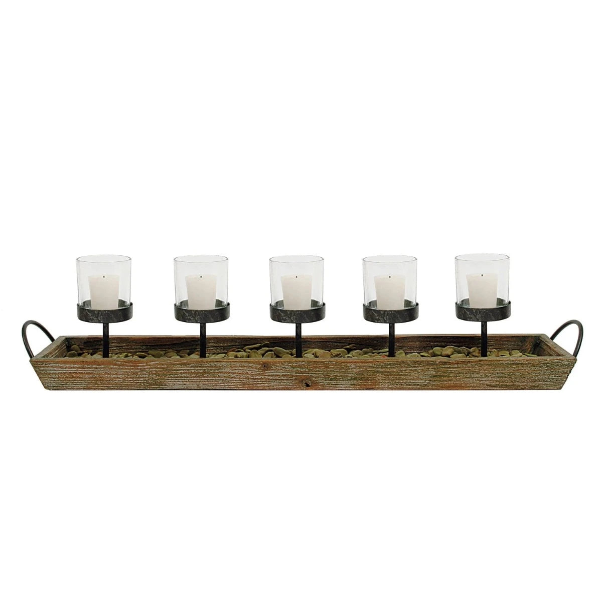 Rustic Candlelight Display