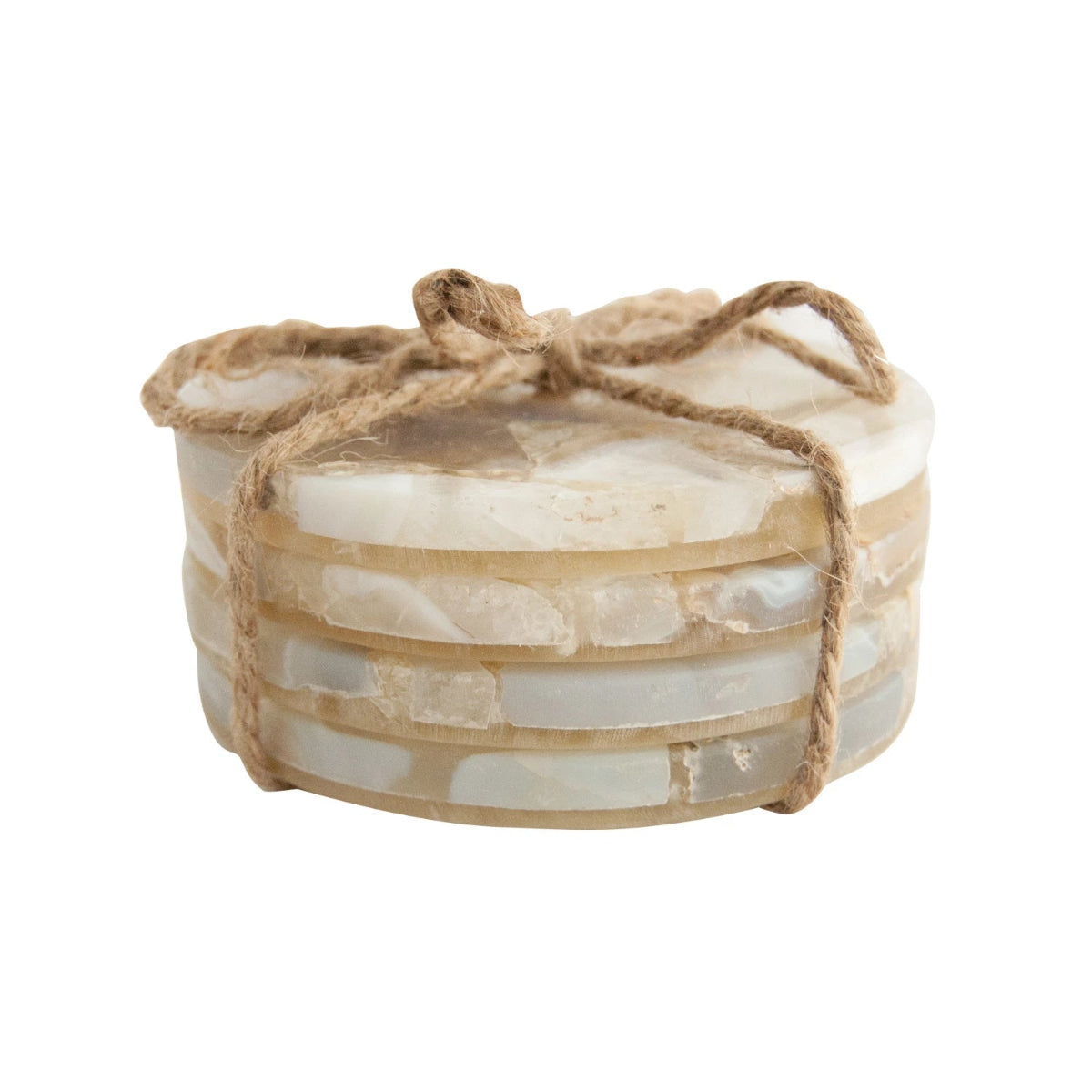 Golden Onyx Coaster Set