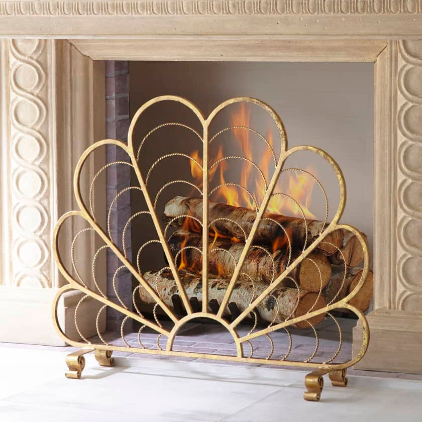 Capri Scallop Fan Firescreen