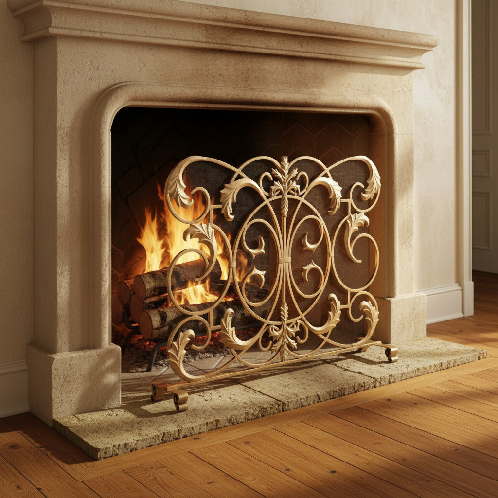 Bordeaux French Fire Screen