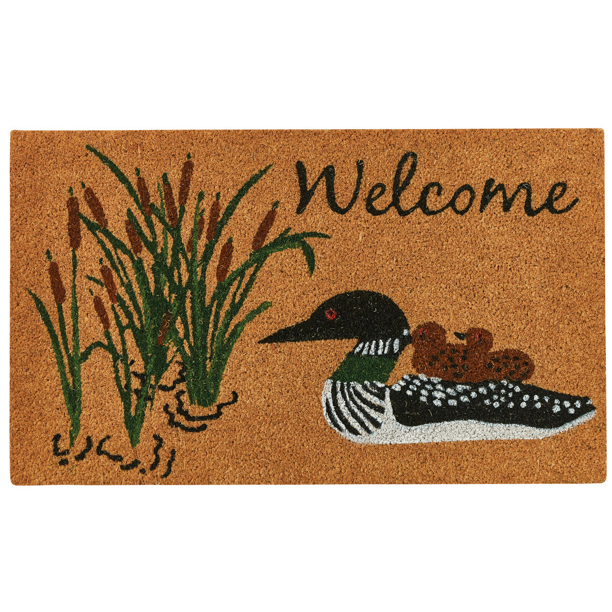 Rustic Loon Welcome Mat