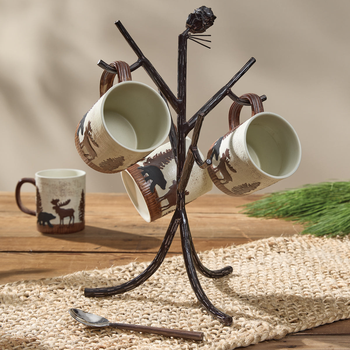 Tall Pines Mug Rack