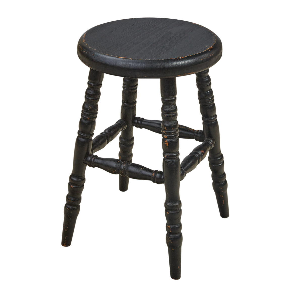 Heritage Turned-Leg Stool