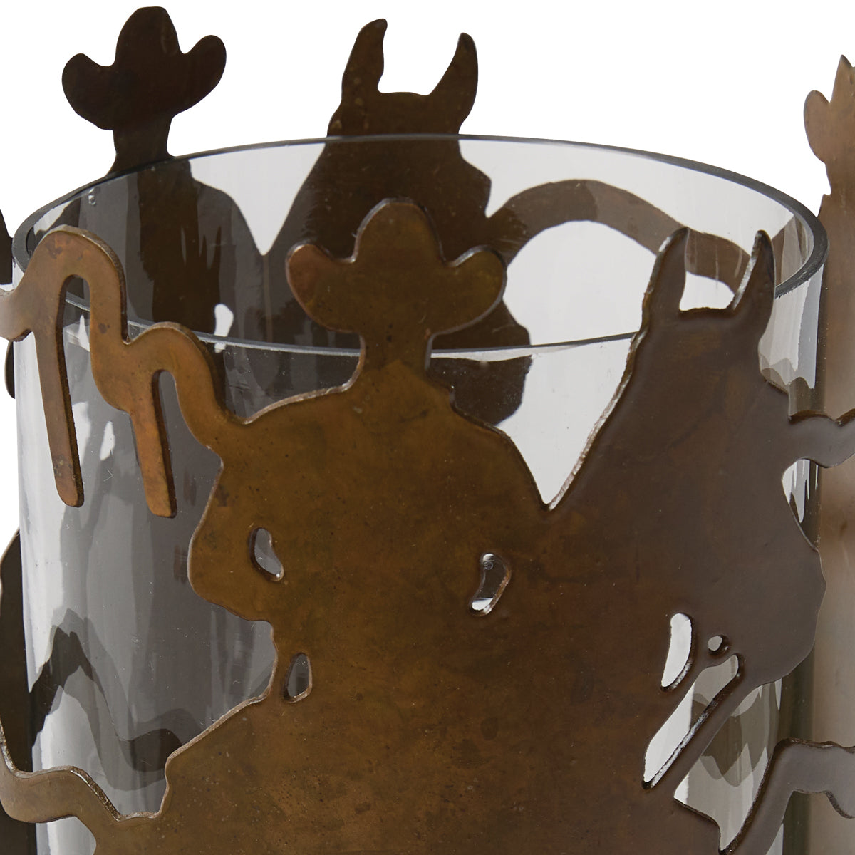 Saddle & Spurs Candle Holder