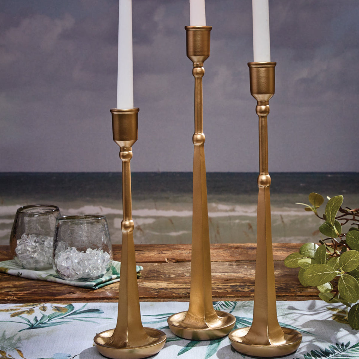 Golden Candlestick Set