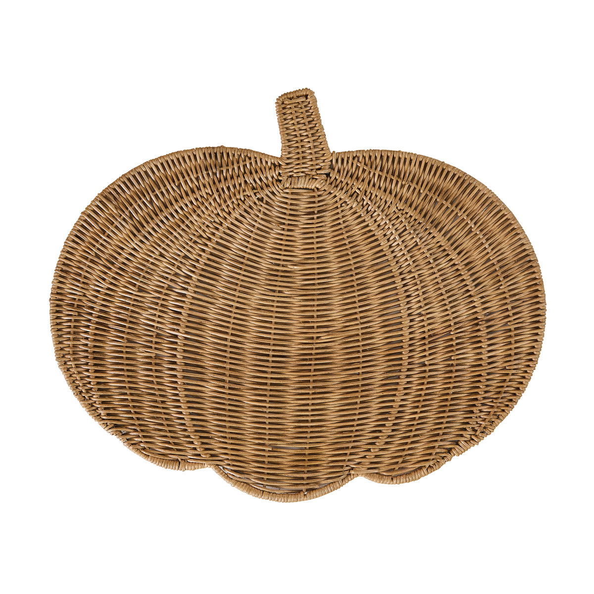 Rattan Pumpkin Charger