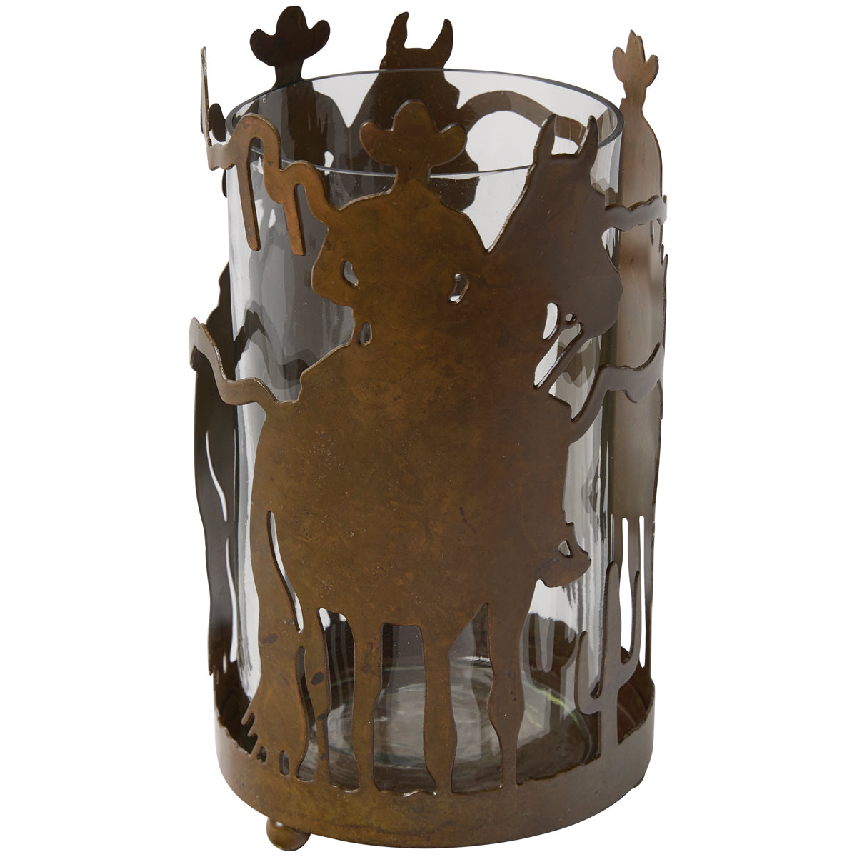 Saddle & Spurs Candle Holder