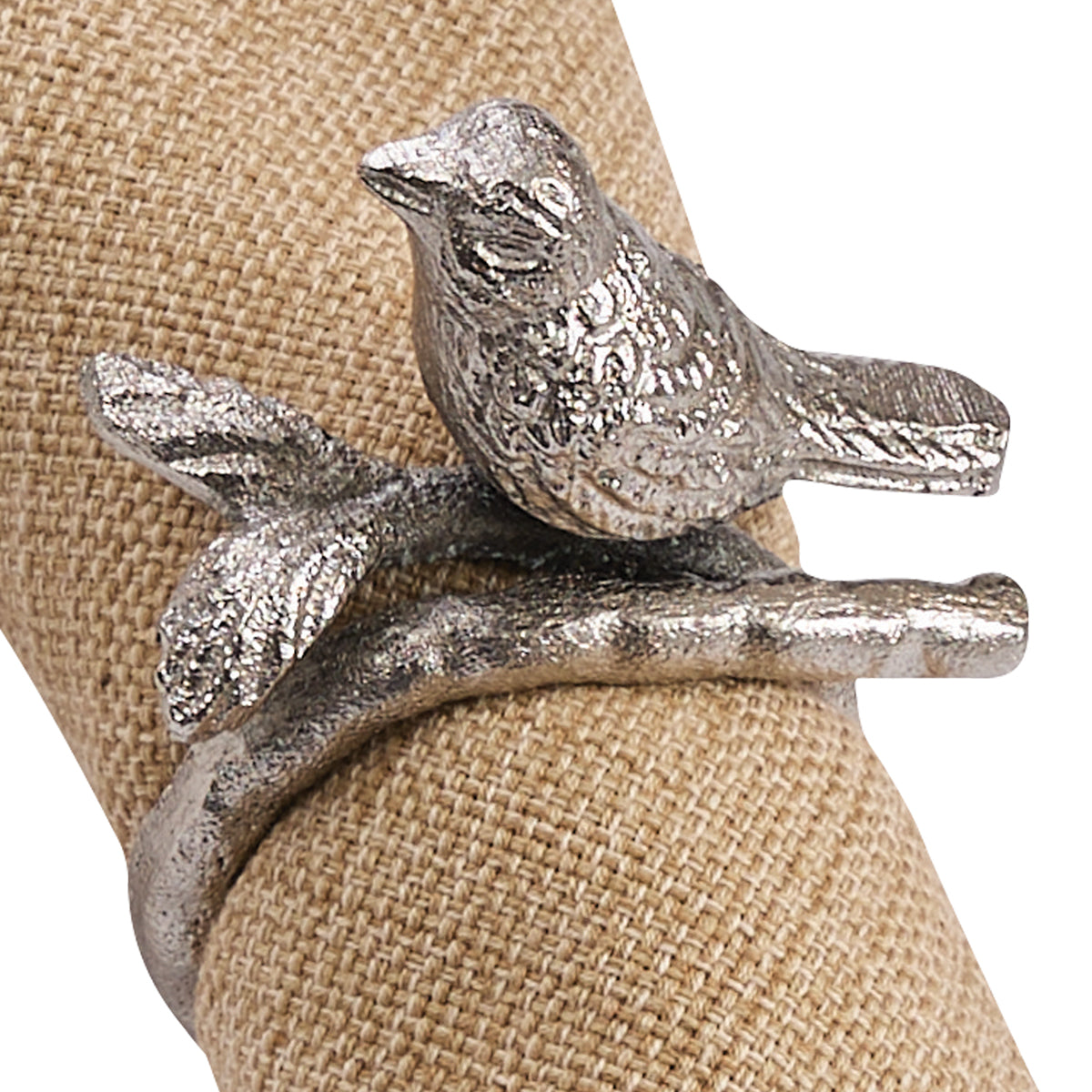 Silver Songbird Napkin Ring
