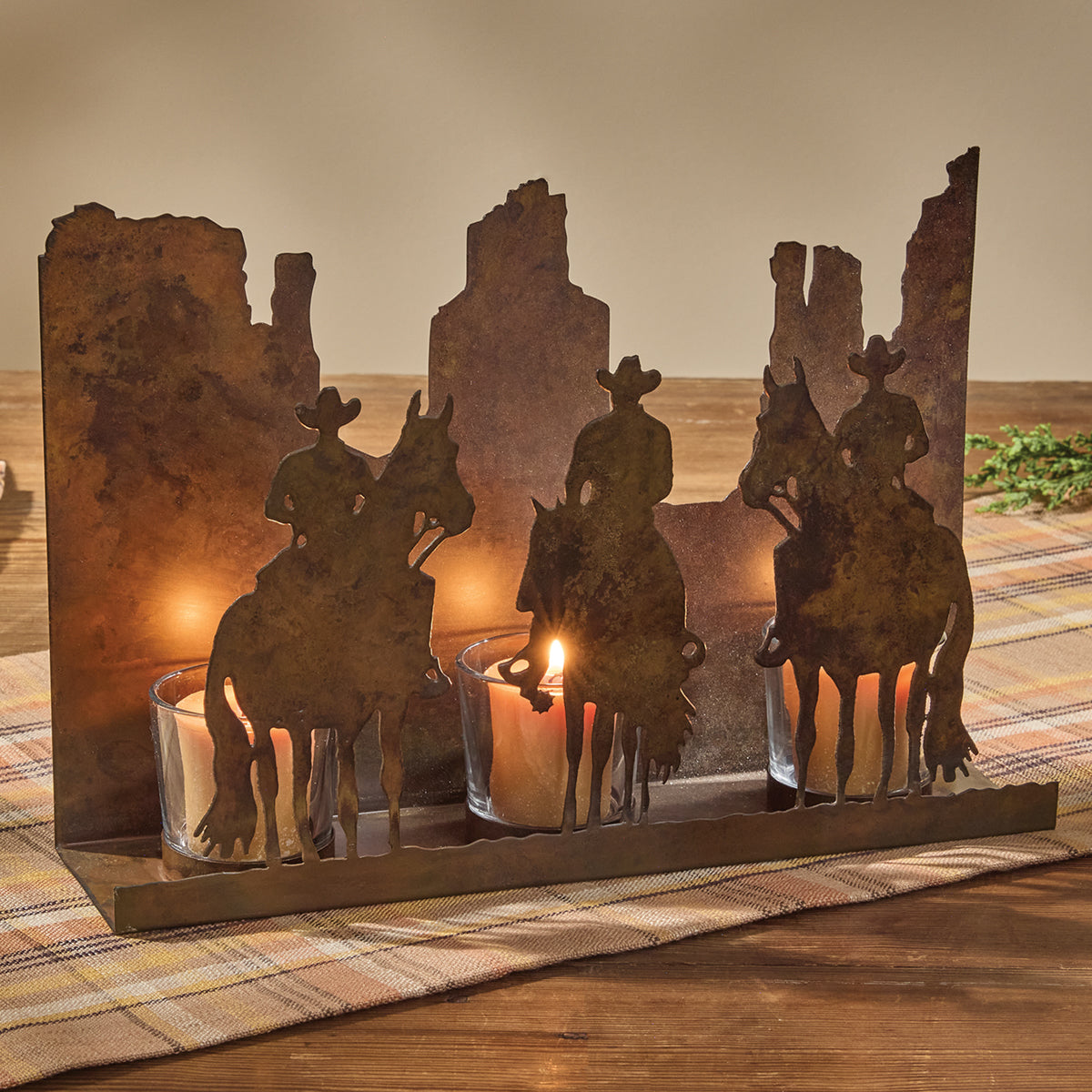 Cowboy Canyon Votive Holder