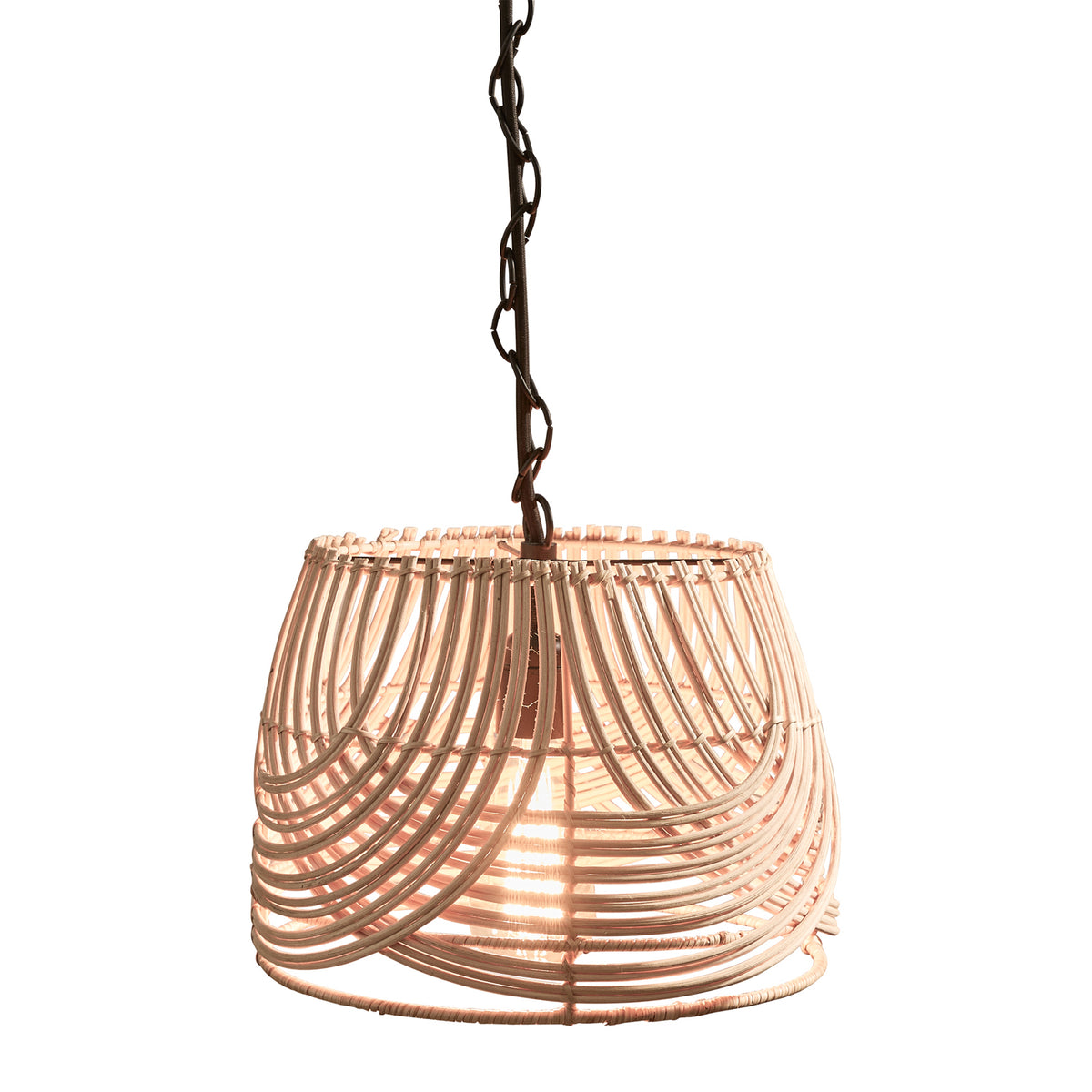 Woven Rattan Pendant