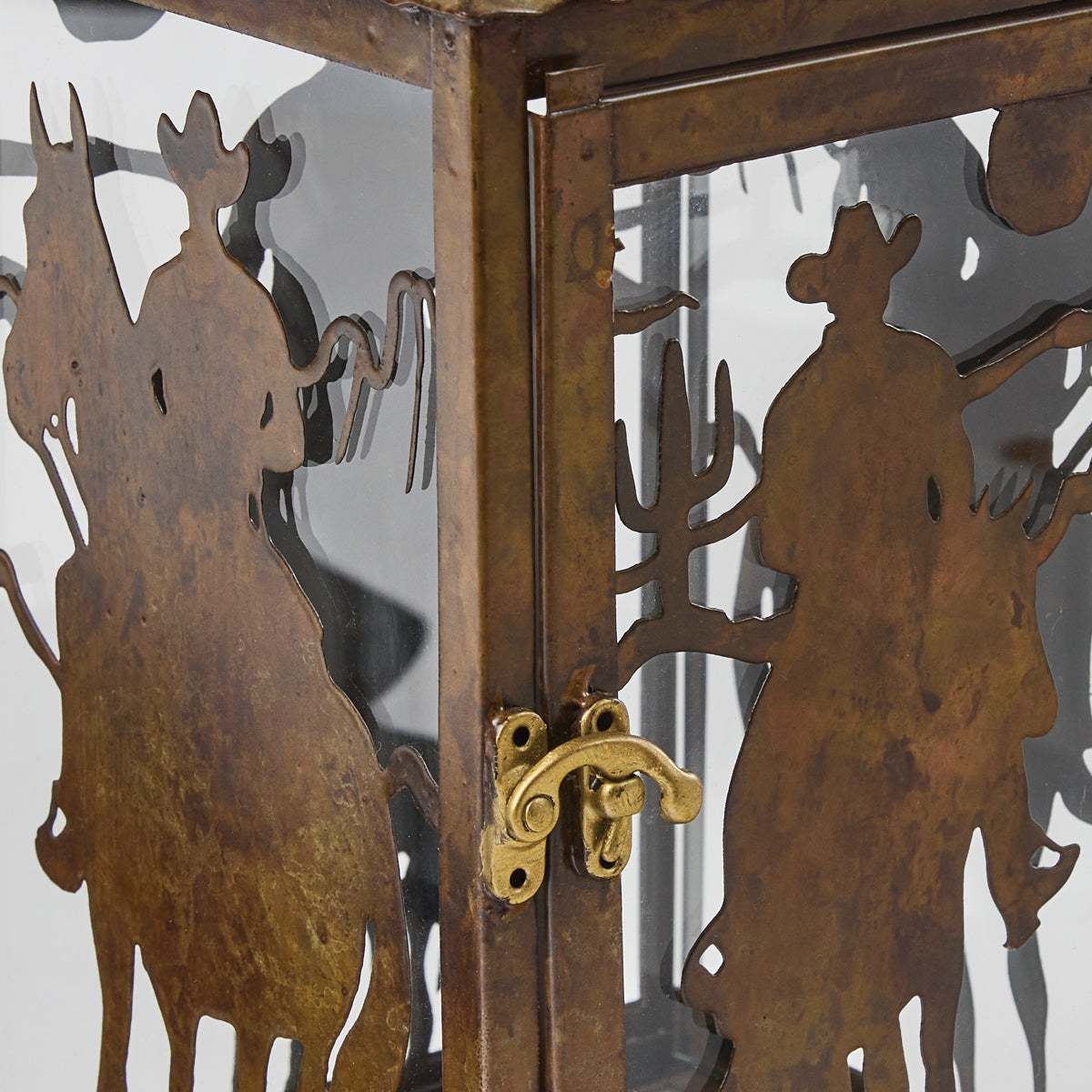 Saddle & Spurs Western Lantern