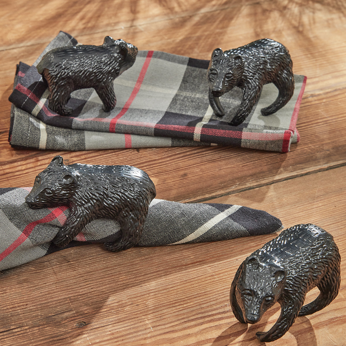 Rustic Bear Napkin Ring