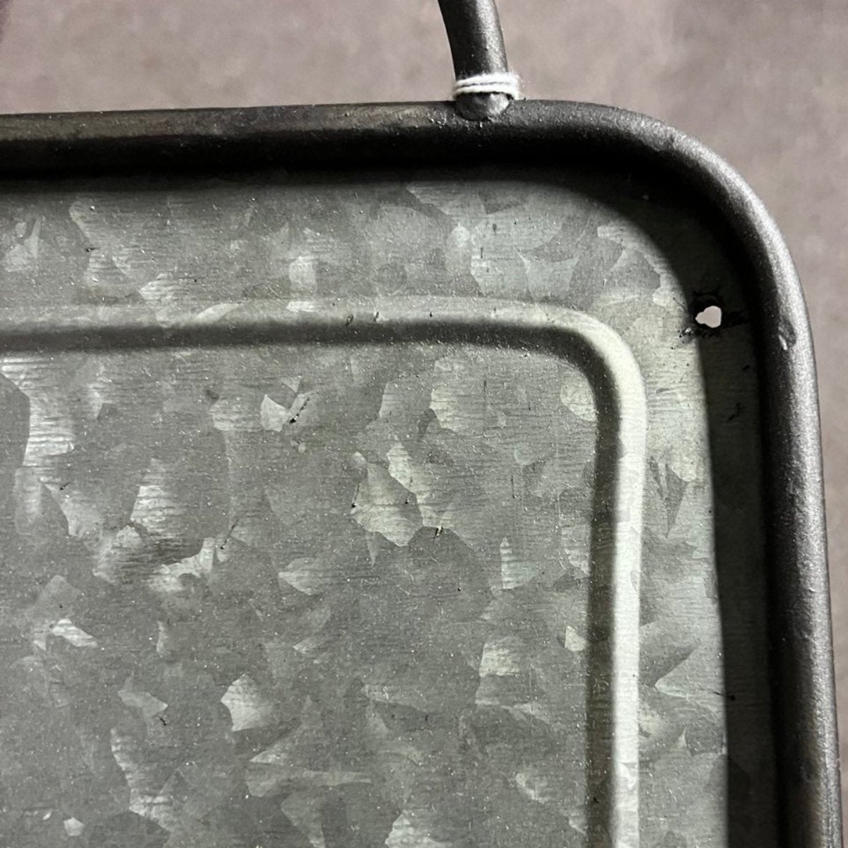 Rustic Galvanized Trays