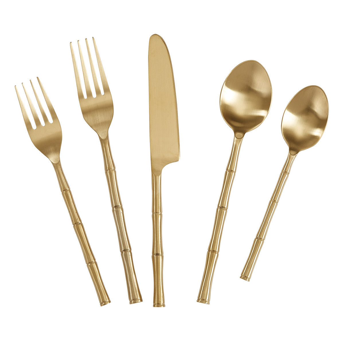 Golden Bamboo Flatware