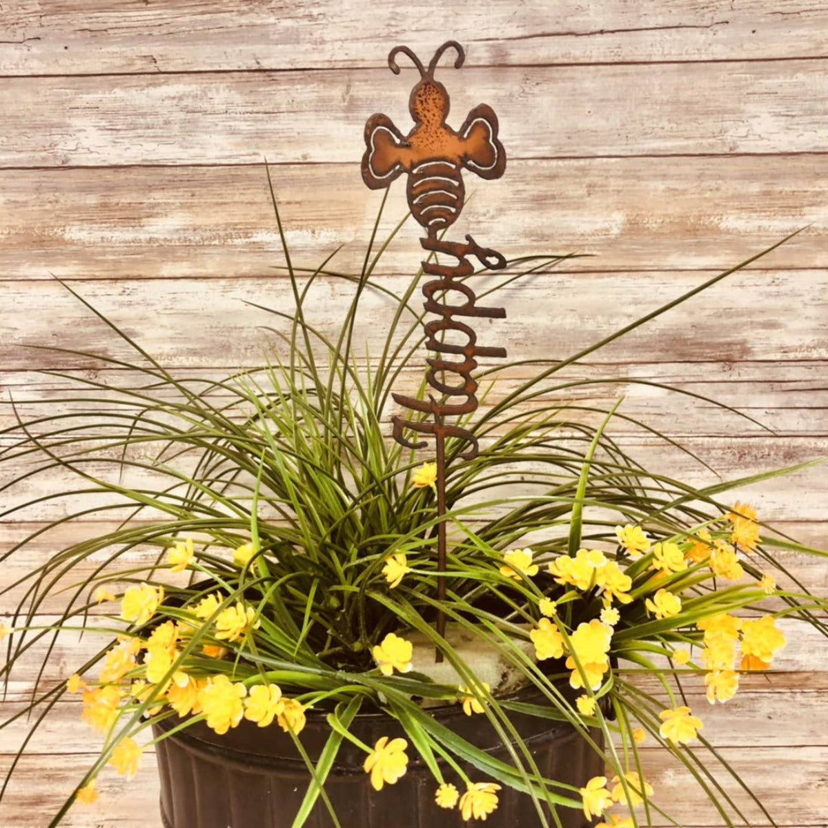 Bee Happy Plant Stake