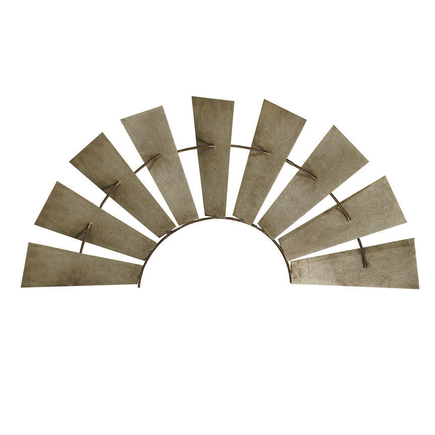 1/2 Windmill Wall Plaque-Iron Accents