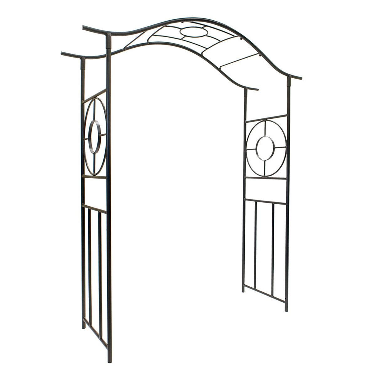 Genoa Garden Arbor-Iron Accents