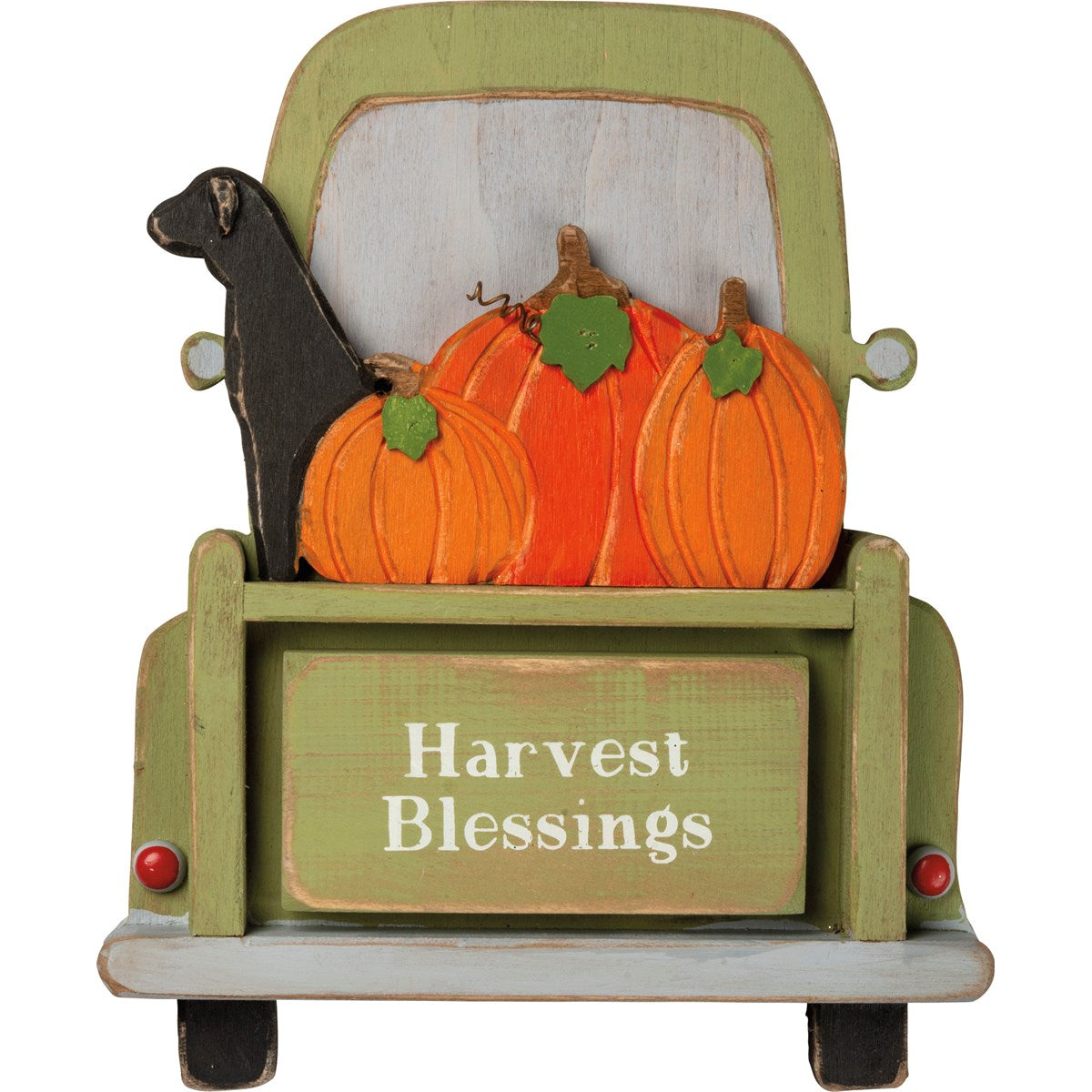 Harvest Blessings Wood Wall Decor-Iron Accents