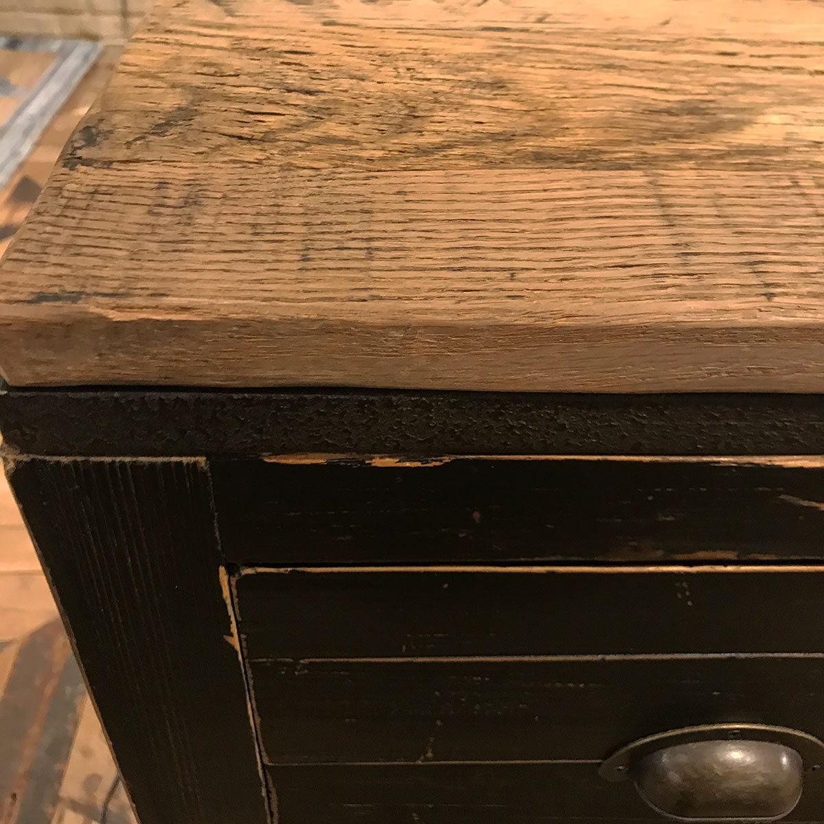 Artist's Loft Island-Iron Accents