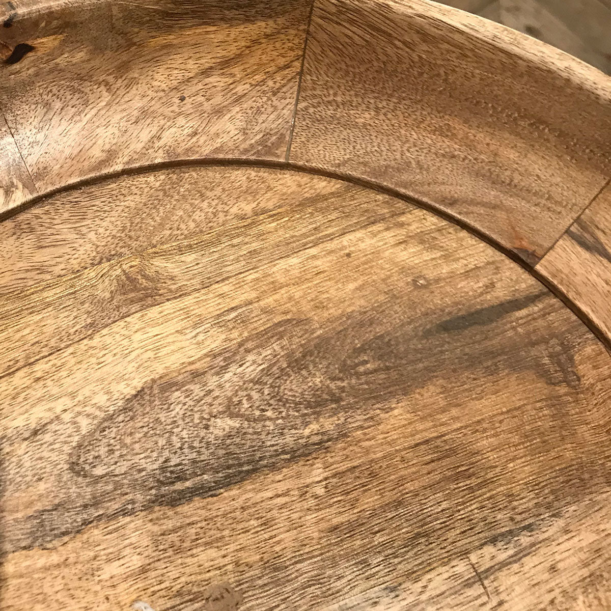 Medallion Nested Tables-Iron Accents