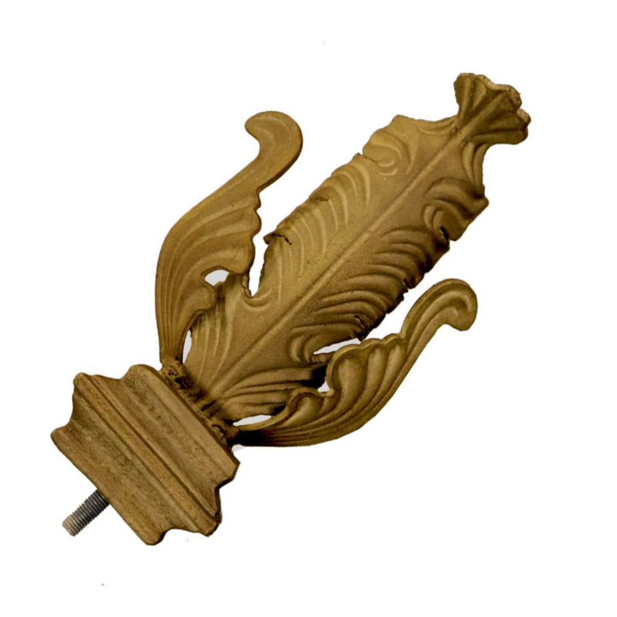 Folded Leaf Finials - Gold