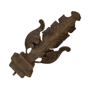 Folded Leaf Finials - Bronze