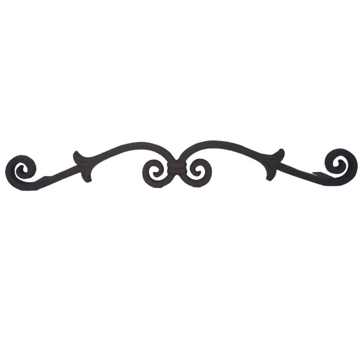 Flair Medium Pediment-Iron Accents