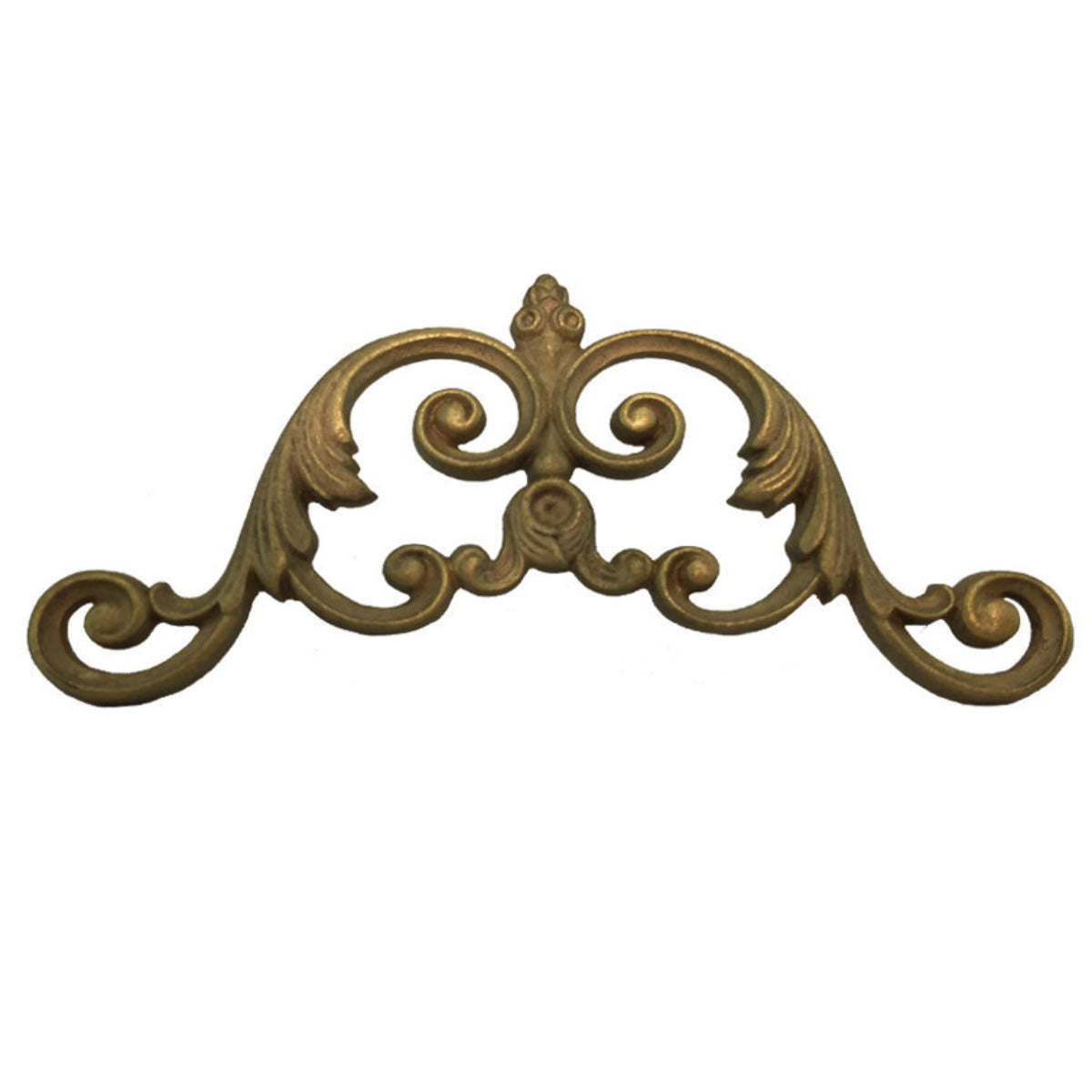 Leaf Scroll Small Drapery Crown-Iron AccentsLeaf Scroll Small Drapery Crown