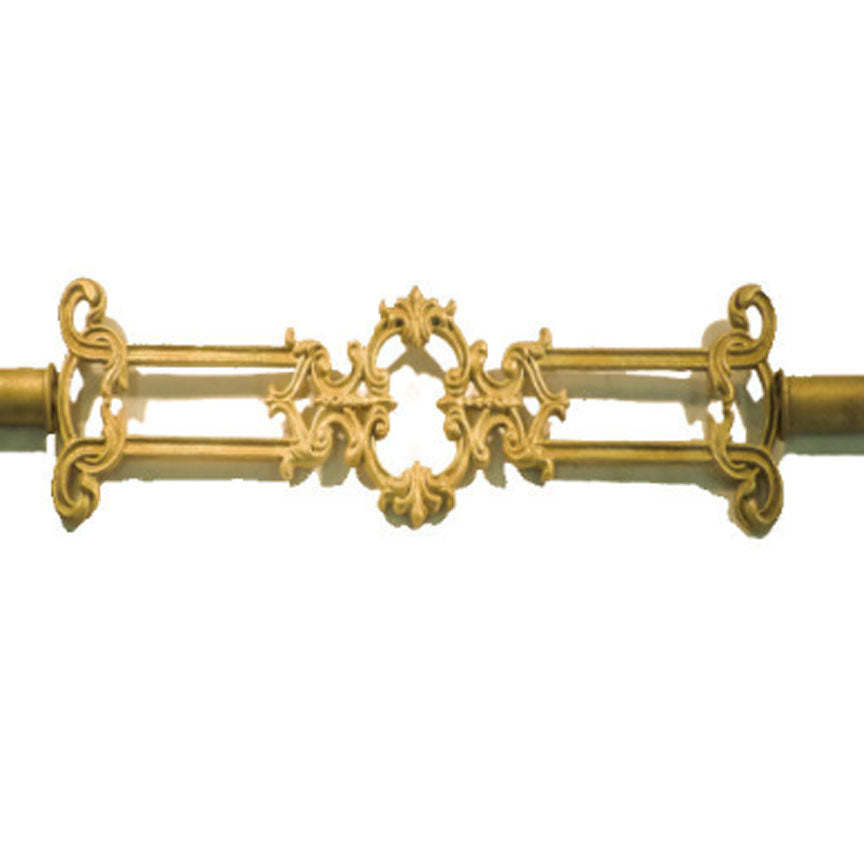 Montclaire Drapery Centerpiece-Iron Accents
