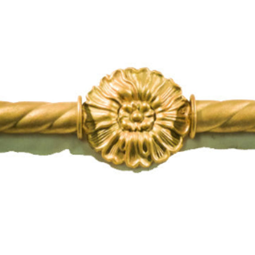 Madeline Drapery Centerpiece-Iron Accents