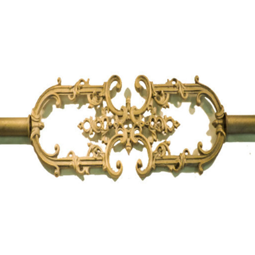 Montebello Drapery Centerpiece-Iron Accents