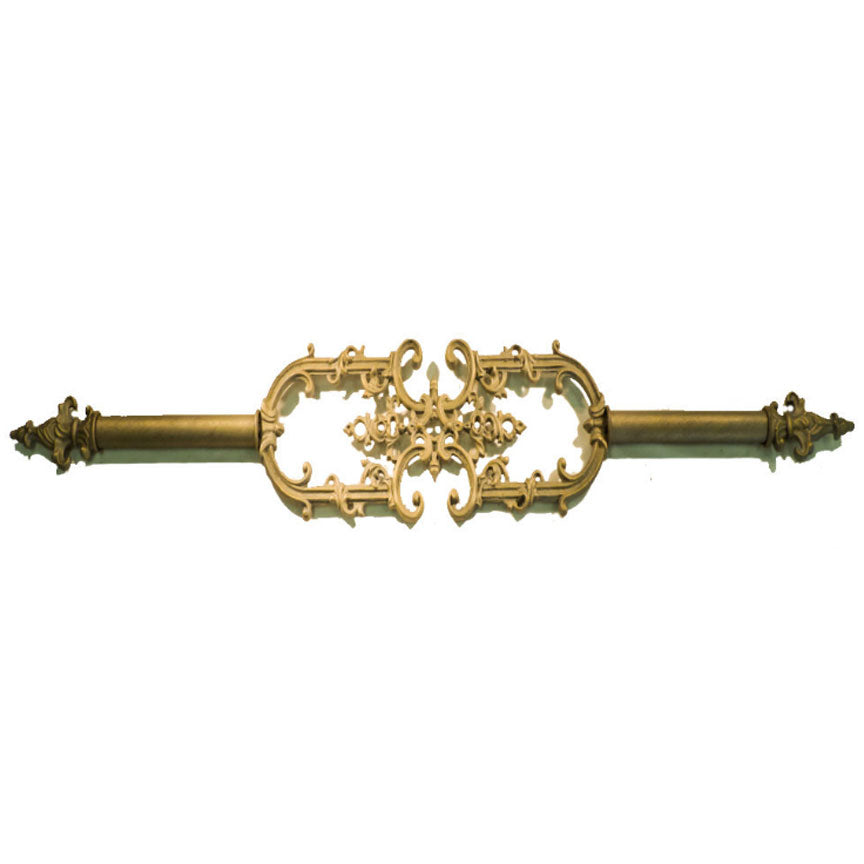 Montebello Drapery Centerpiece-Iron Accents